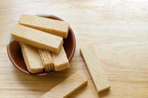 Vanilla Milk Wafer Easy Snack for Relaxing Time photo