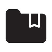 Bookmark Icon Solid vector