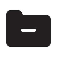 Delete Icon Solid vector