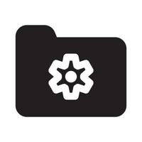 Setting Folder Icon vector