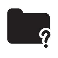 Restrict Folder Icon Solid Style vector