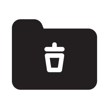 Delete Icon Solid vector