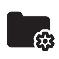 Setting Folder Icon vector