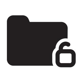 Padlock Solid Icon vector