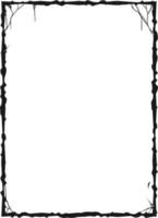 Frame for Creepy and Horror Theme vector