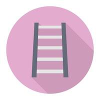 ilustración de vector de escalera en un fondo. símbolos de calidad premium. iconos vectoriales para concepto y diseño gráfico.