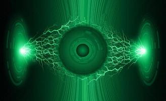 Modern Eye Holograph on Technology Background vector