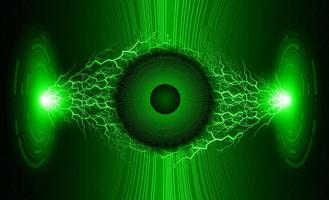 Modern Eye Holograph on Technology Background vector