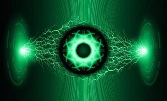 Modern Eye Holograph on Technology Background vector