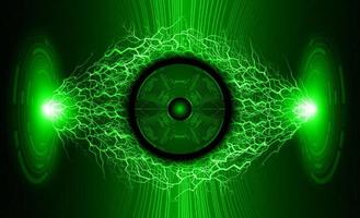 Modern Cybersecurity Technology Background with eye vector