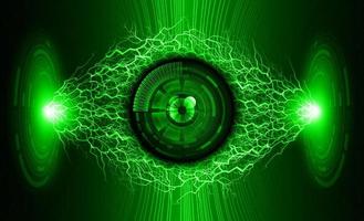 fondo de tecnología de ciberseguridad moderna con ojo vector