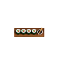 3d Roll Sushi png
