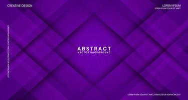 3D purple techno abstract background overlap layer on dark space with lines effect decoration. Graphic design element cutout style concept for banner, flyer, card, brochure cover, or landing page vector