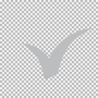 Checkmark icon, vector