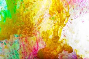 Abstract and very colorful motion blur background photo