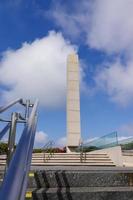 Rio de Janeiro, RJ, Brazil - 10th of December 2022 - The obelisk at the Holocaust Memorial, opened on 7th December 2022 at Pasmado Belvedere, Botafogo district. photo