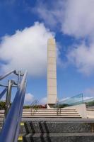 río de janeiro, rj, brasil - 10 de diciembre de 2022 - el obelisco en el memorial del holocausto, inaugurado el 7 de diciembre de 2022 en pasmado belvedere, distrito de botafogo. foto