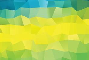 Light Green, Yellow vector abstract mosaic backdrop.