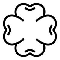 Clover ireland icon, outline style vector