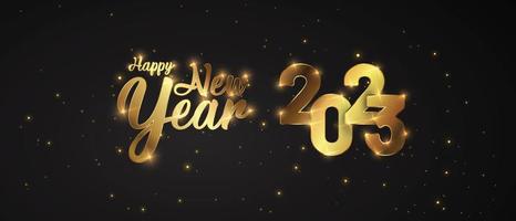 Happy new year one piece pure gold Royalty Free Vector Image