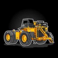 Dump Truck Machine Construction Building Equipment Vector