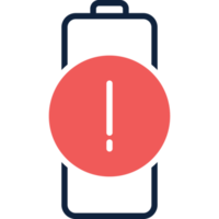 battery charge error icon png