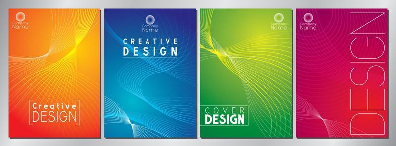 Set of Modern Book Cover Templates