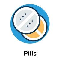 Trendy Pills Concepts vector