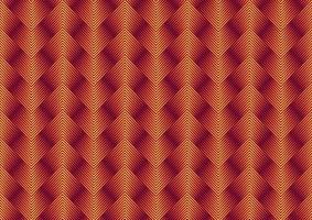A zigzag pattern created from geometric shapes. Shiny red gold looks elegant vertically against the horizontally beautifully patterned fabric vector