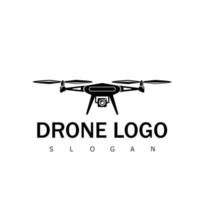 drone fly logo tecnología remota símbolo vector