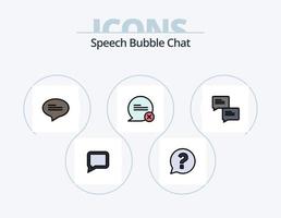 Chat Line Filled Icon Pack 5 Icon Design. . experiment. flask. chemistry. science vector