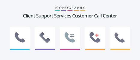 Call Flat 5 Icon Pack Including telephone. call. call. delete. hospital. Creative Icons Design vector