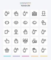 Creative Human 25 OutLine icon pack  Such As human. lift. avatar. group. person vector