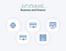 Finance Blue Icon Pack 5 Icon Design. . payments. business. money. finance vector