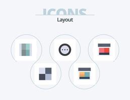 Layout Flat Icon Pack 5 Icon Design. . web. layout. site. design vector