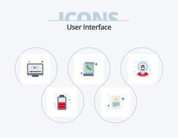 User Interface Flat Icon Pack 5 Icon Design. location. gps. play. phone book. directory vector