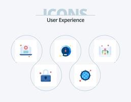 User Experience Flat Icon Pack 5 Icon Design. site map. map. web. ux. site vector