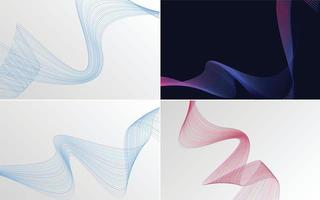 modern wave curve abstract presentation background Pack vector