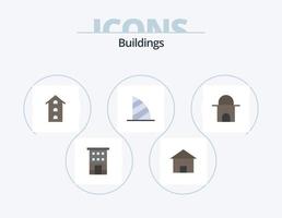 Buildings Flat Icon Pack 5 Icon Design. dubai hotel. burj al arab. house. store. shop front vector