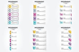 infografías de ilustración vectorial en diseño plano para publicidad en folletos. volantes y revistas. vector