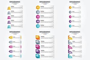 estas infografías de ilustraciones vectoriales son perfectas para anunciarse en un folleto. volantes. o revista. vector