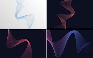 Use this pack of vector backgrounds to add a touch of elegance to your designs