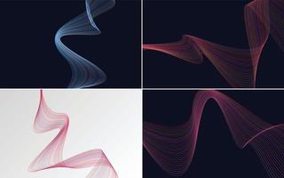 Add texture to your designs with this set of 4 vector backgrounds