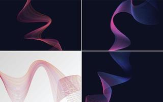 Use this vector background pack to add a touch of modernity to your presentation. flyer. or brochure