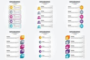 infografías vectoriales de diseño plano perfectas para folletos publicitarios. volantes y revistas. vector