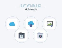 Multimedia Flat Icon Pack 5 Icon Design. . . storage. reload. image vector