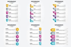 estas infografías vectoriales son ideales para publicidad en un folleto. volantes. o revista. vector