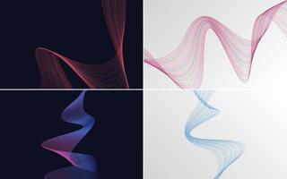 Use these vector line backgrounds to make your design stand out