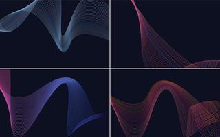 Use this pack of vector backgrounds for a stylish and professional looking presentation