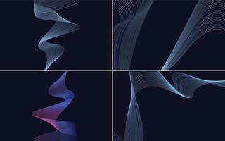 Use these vector line backgrounds to create a polished look